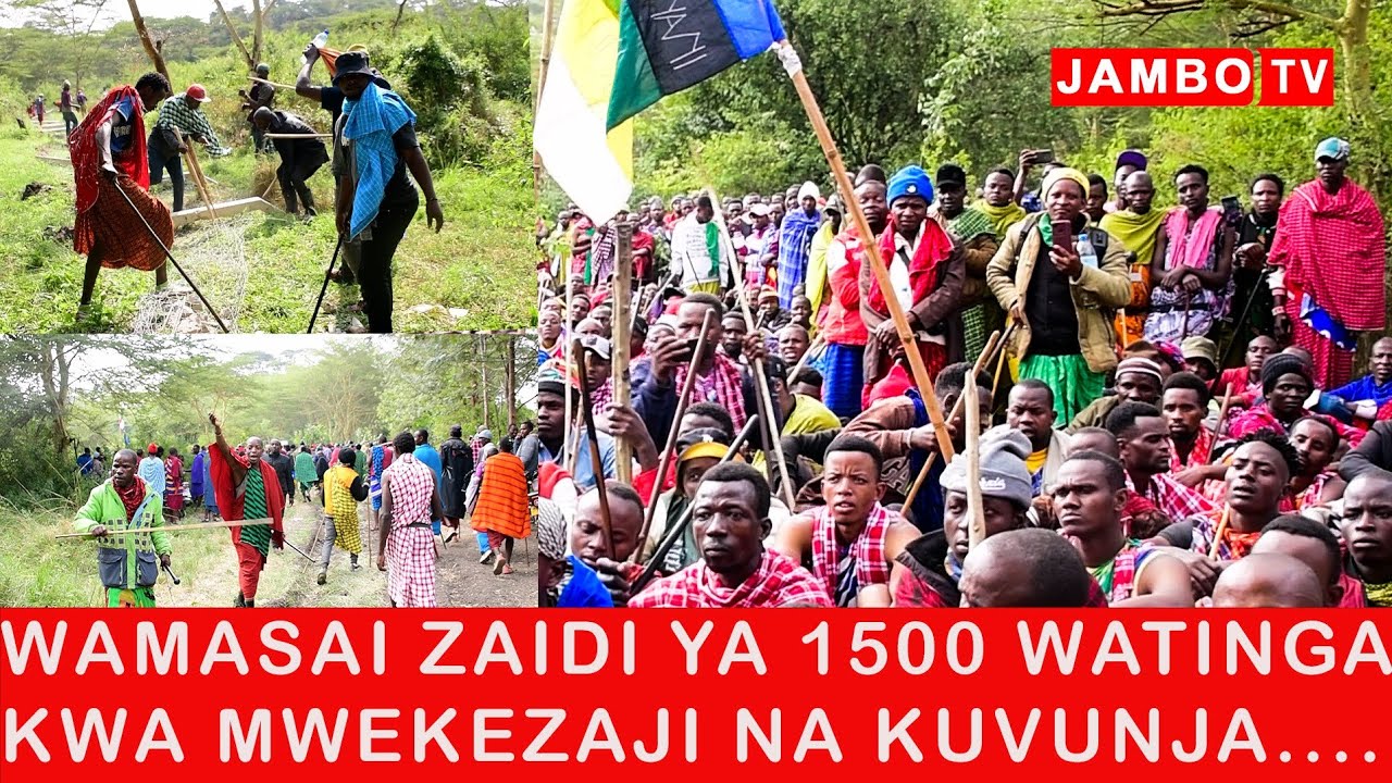 VURUGU ZAIBUKA WAMASAI ZAIDI YA 1500 ARUSHA WAVUNJA FENSI/WADAI ENEO LAO KUCHUKULIWA 'WATOA MSIMAMO