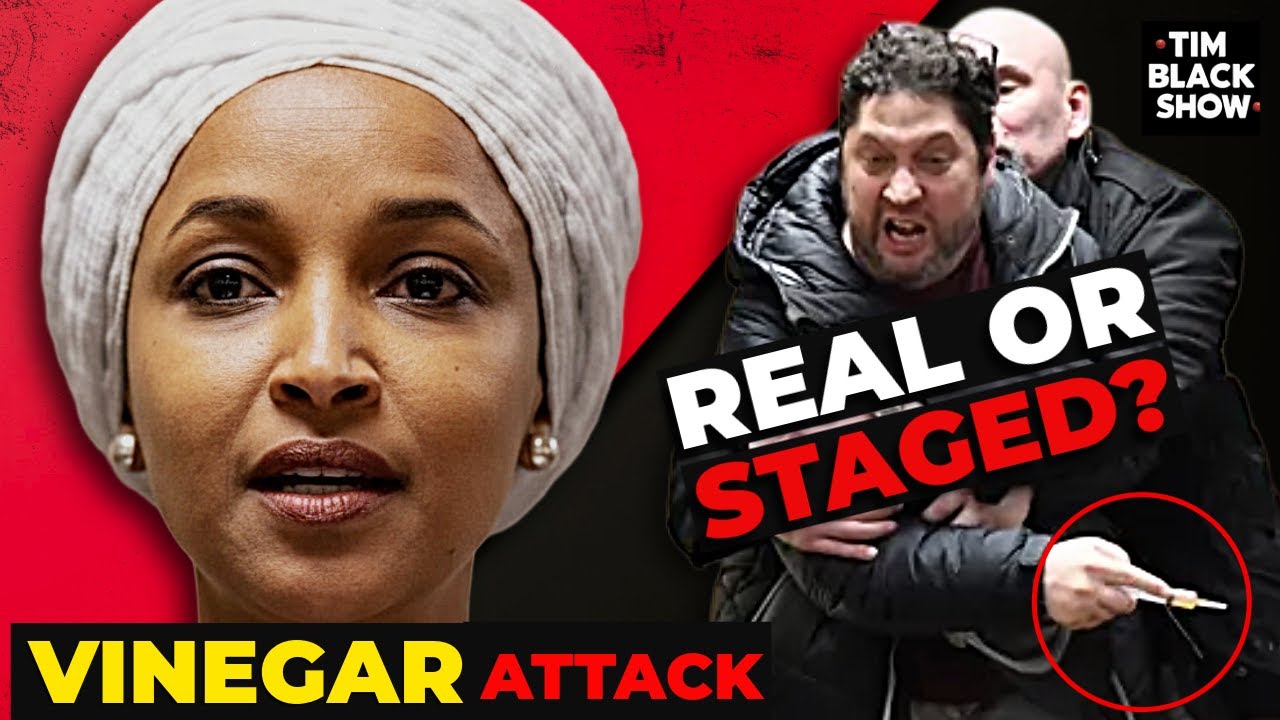 🤨 Ilhan Omar 'Attacked' with Apple Cider Vinegar Lame Stunt or Real Rage? | Black Independent Take