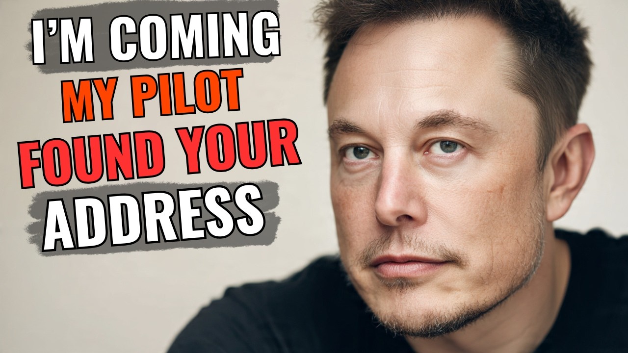 I Am On The Way To You My Pilot Found Your Address | Elon Musk