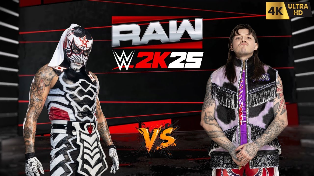 WWE 2K25 - Penta vs Dominik Mysterio || WWE RAW || Intercontinental Championship Match || PC™ [4K60]