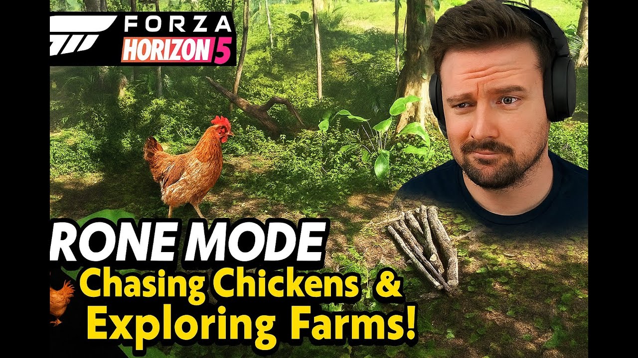 Forza Horizon 5 Barn Find Hunt with Drone Mode 🐔🏚️ | Chasing Chickens & Exploring
