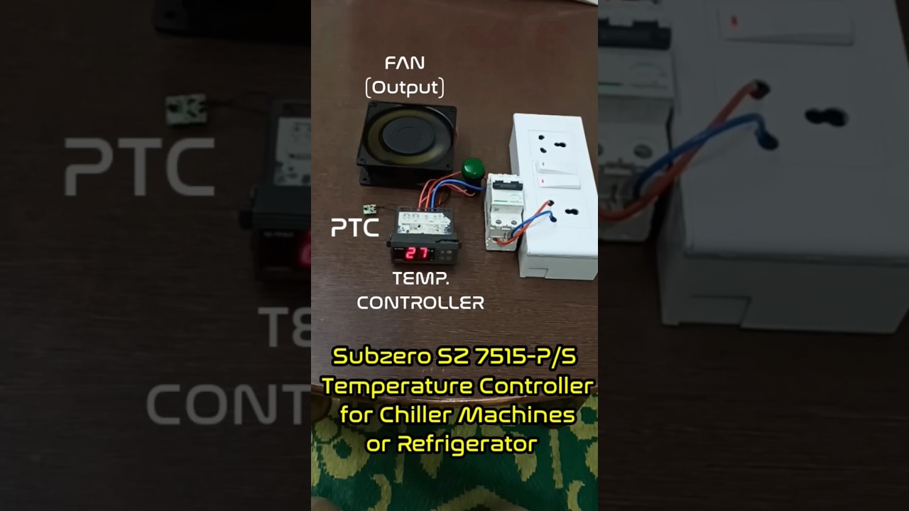 Subzero SZ 7515-P/S Temperature Controller for Chiller Machines or Refrigerator #viral #trending