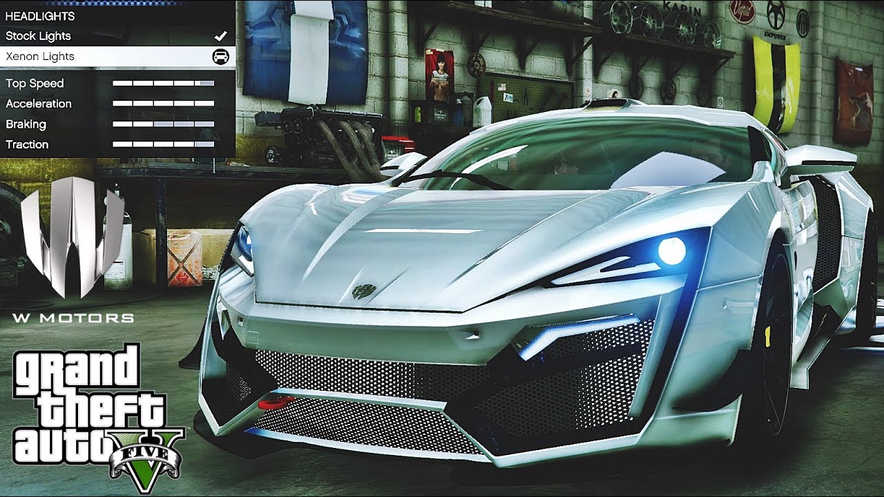 Lykan Hypersport W-Motors Tuning 🚗 GTA V ☢ Redux Extreme Graphics !!!