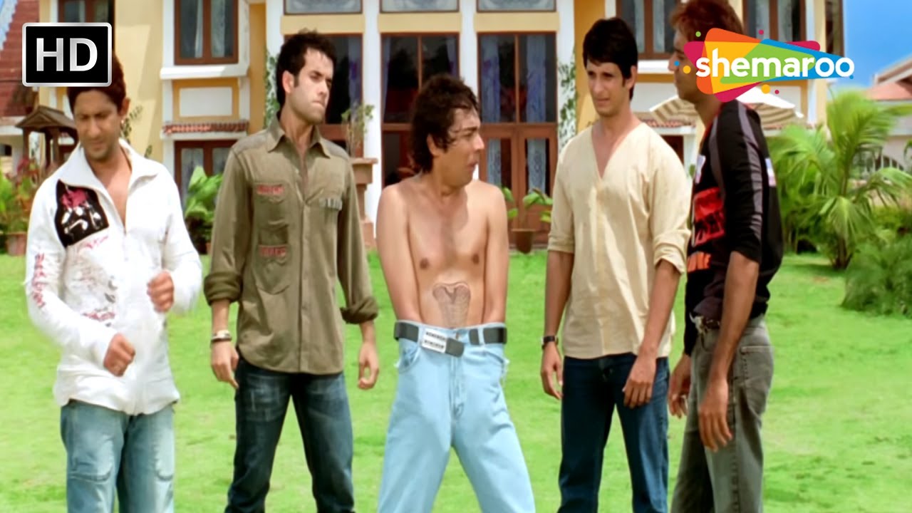 Golmaal Fun Unlimited Comedy - नाग के बच्चे को ऐसा धोया की चलना मुश्किल हुआ | Ajay Devgan | Arshad