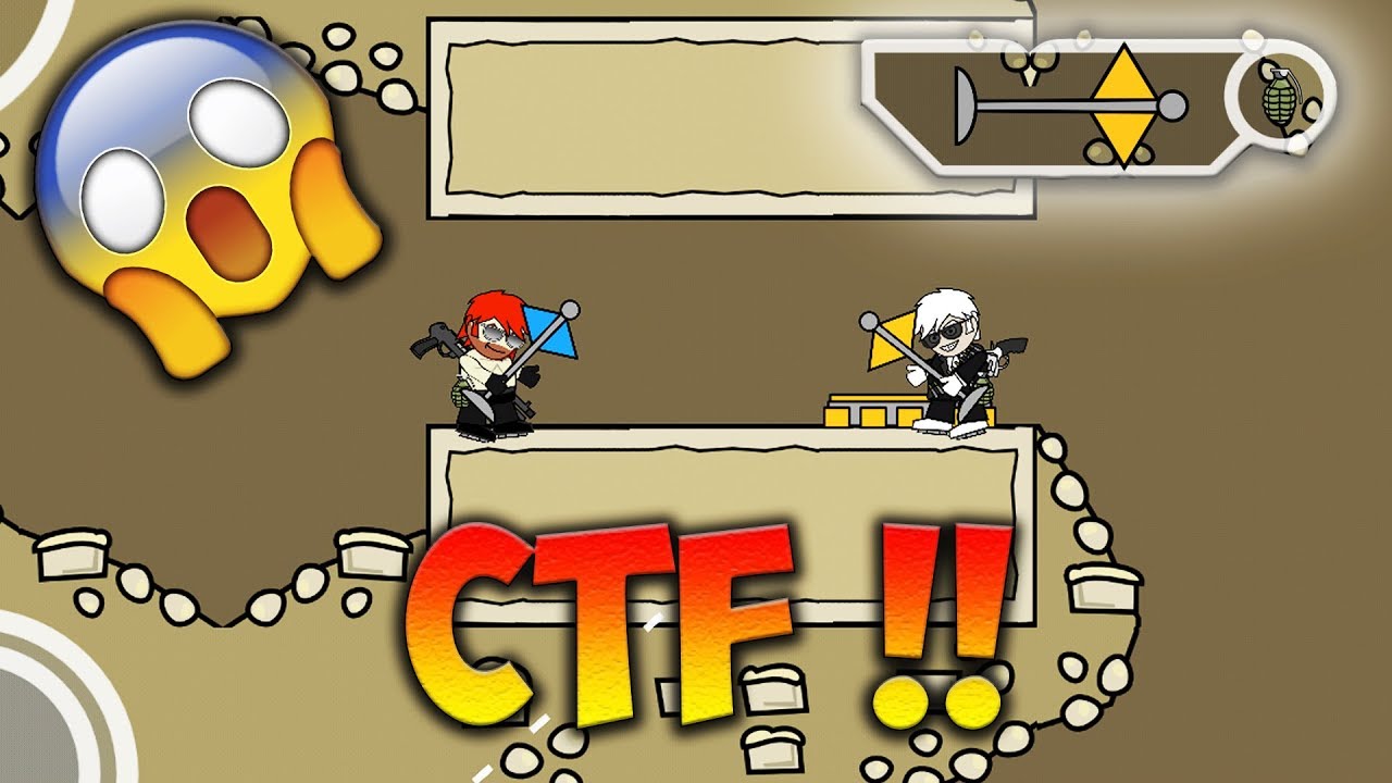 Mini Militia ЗАХВАТ ФЛАГА (CTF) Новый игровой режим ИГРОВОЙ ПРОЦЕСС!! | Doodle Army 2: Mini Milit...