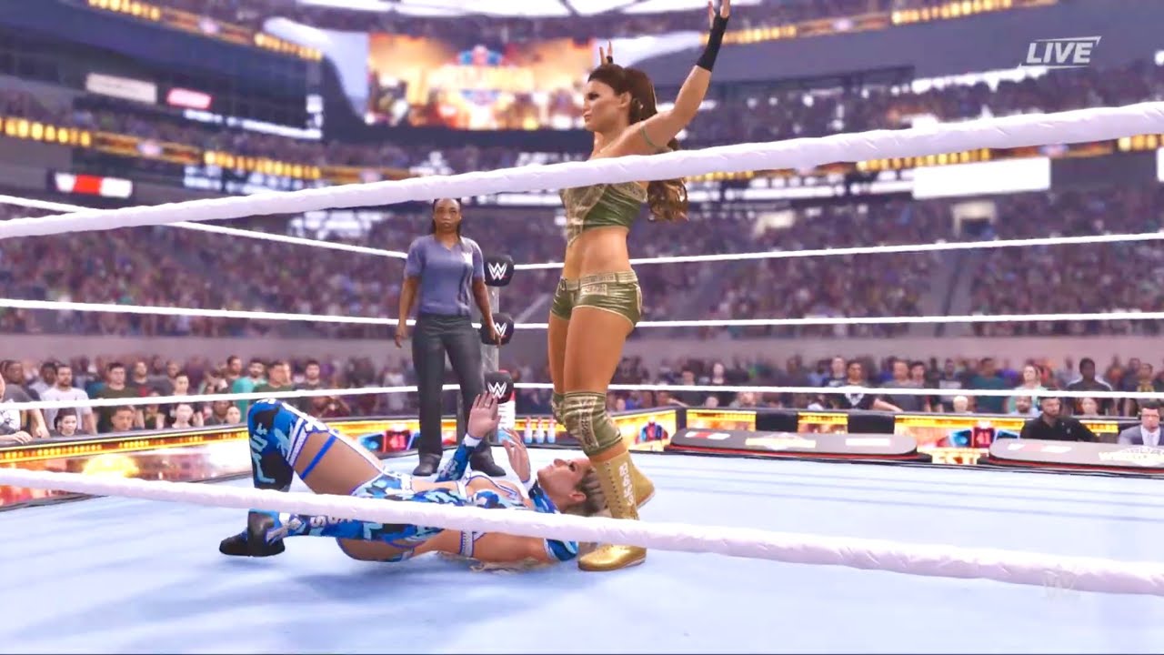 Eve Torres Vs. Michelle McCool: Divas Championship Match - WWE 2K25 PS5