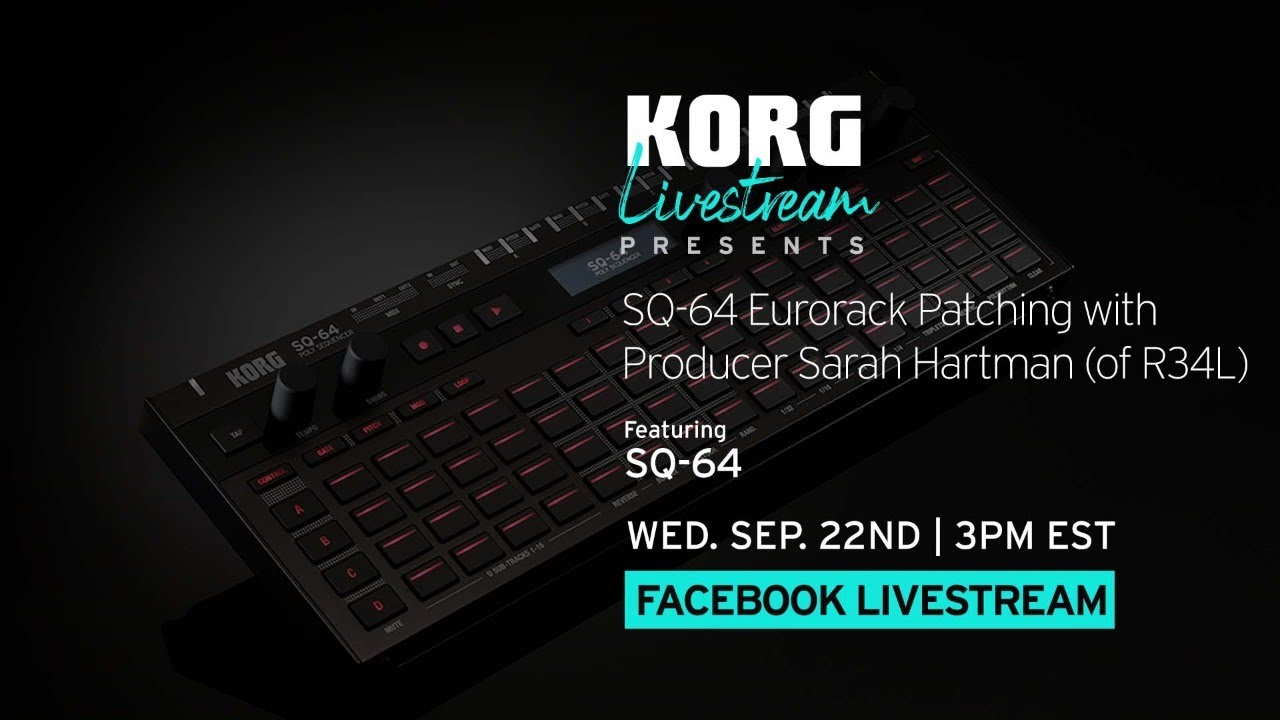 SQ-64 Eurorack Patching with Producer Sarah Hartman (of R34L)