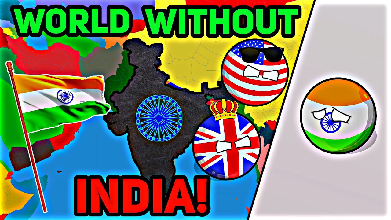 [WHAT IF INDIA NEVER EXISTED?]💀🌍😱 In Nutshell || [COUNTRIES ARE DEAD]🥵🥶⚔ #countryballs