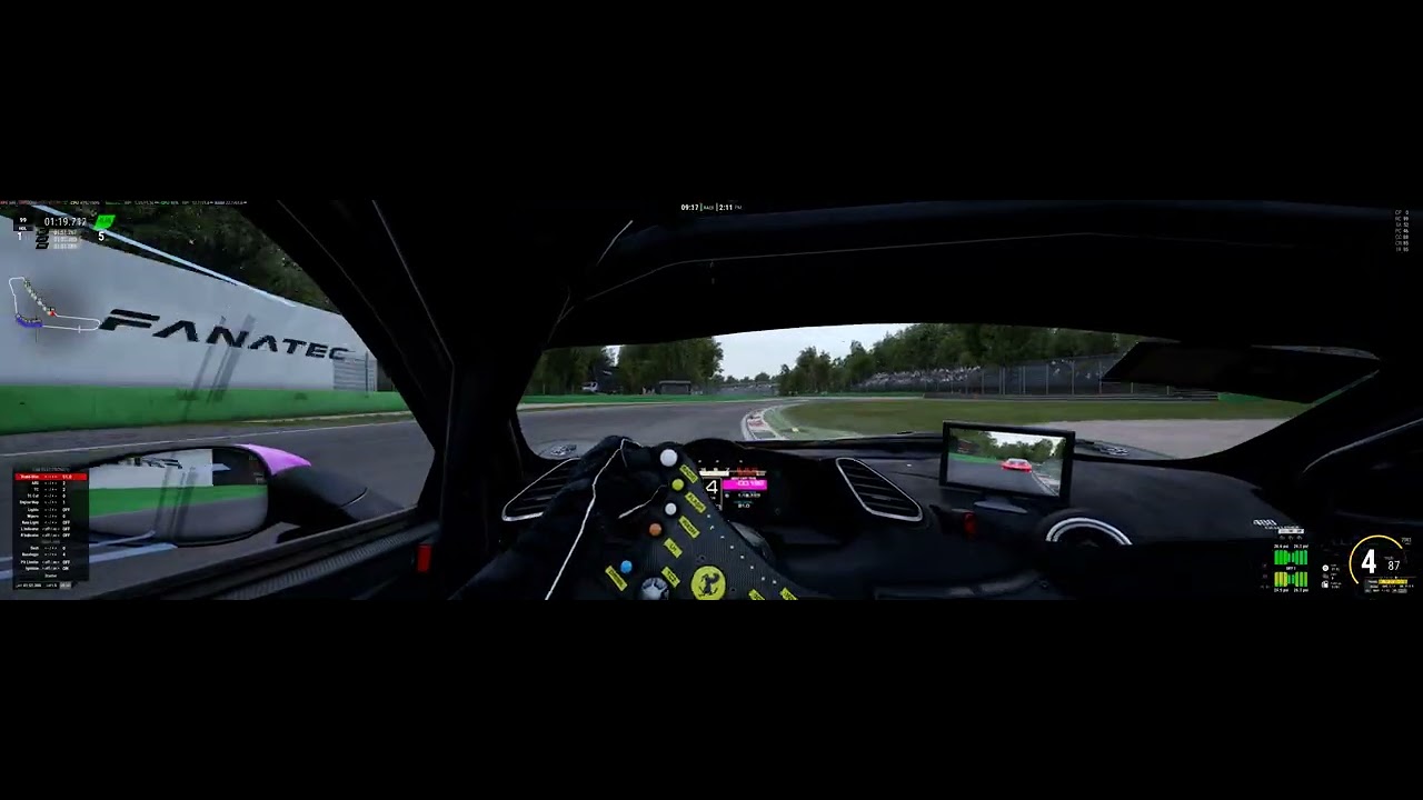 Monza Comeback: Rainy Qualifying Drop to P4, Ferrari 488 Charges Back to Win 20 Min Race Thriller!!!