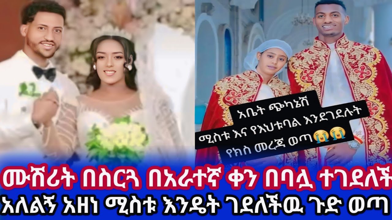 ሙሽሪት የሰርግ ስረአቷን በፈፀሠች በባሏ ተገደለች| አለልኝ አዘነ እንዴት ተገደለ| ፍርድቤት ጉድ አወጣ  | Tik tok EthiopianFunny Videos