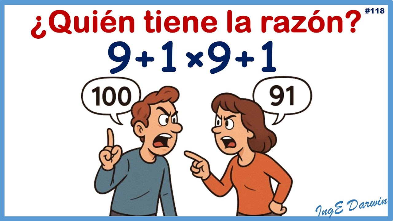 &iexcl;Debate matem&aacute;tico extremo! El resultado NO es el que crees&hellip; | Reto 118