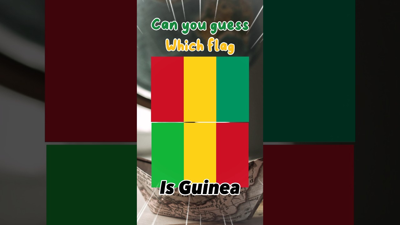Quiz: Guess which flag is Guinea? #shorts #libraquiz #quiz