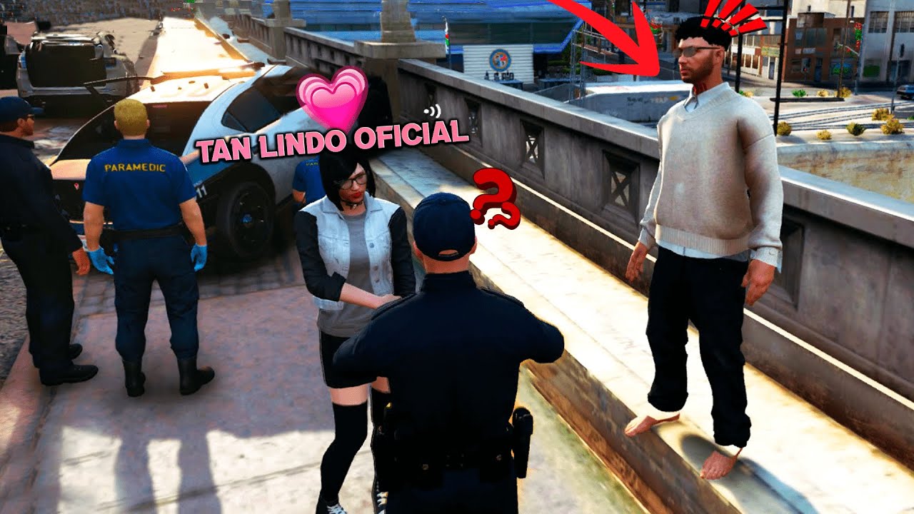 [GTAHUB] Coquetea a un OFICIAL en frente de su NOVIO y le terminan | LSPD | #2