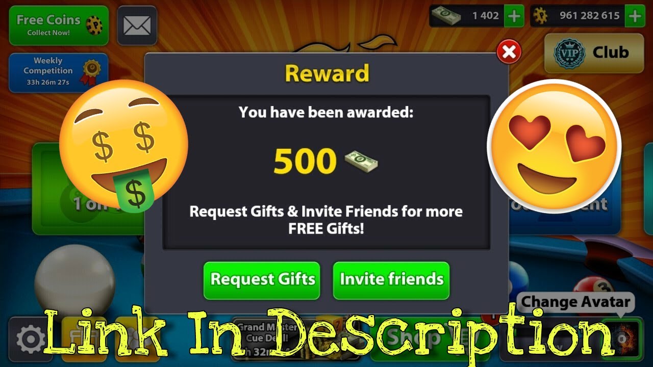 8 ball pool free cash link!!! 💰💰 7 july 17