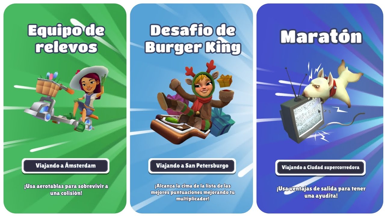 Subway Surfers Burger King Challenge VS Tag Team VS Marathon Challenge New Update 3.11.2 !!