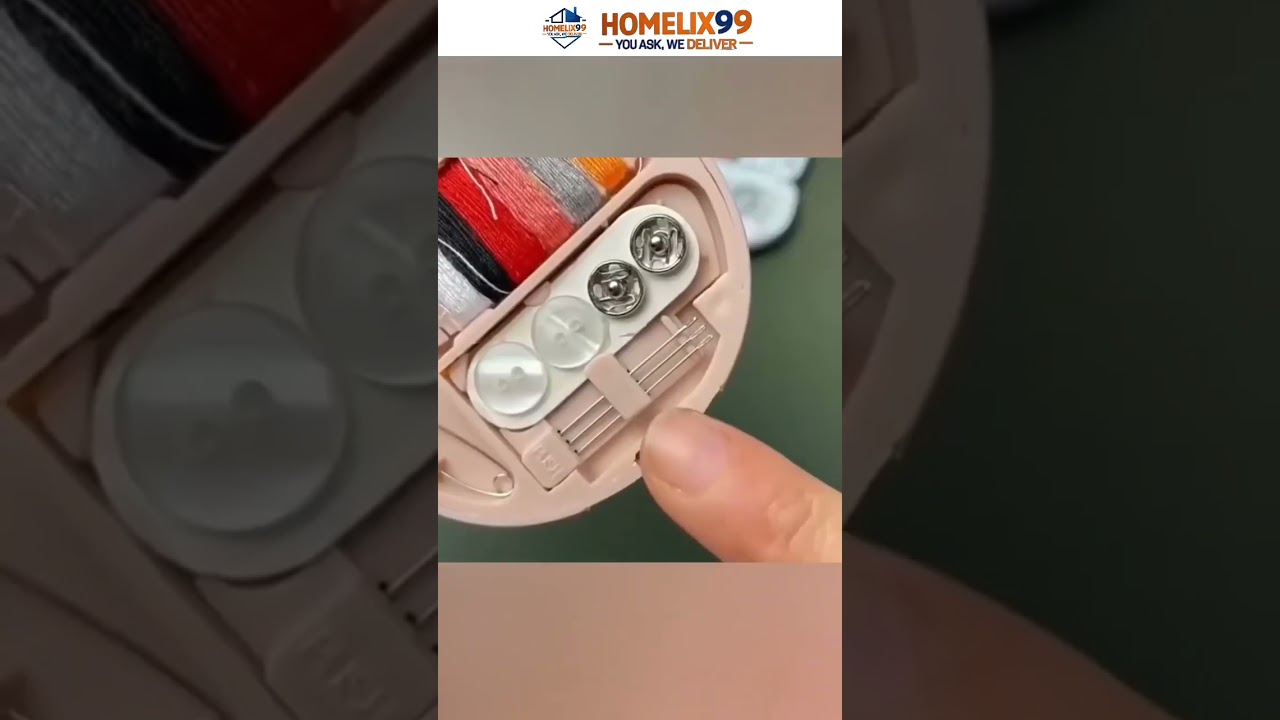 🧵Wardrobe disaster? This mini sewing kit saves the day!✂️ @Homelix99 #shorts #trending #sewing