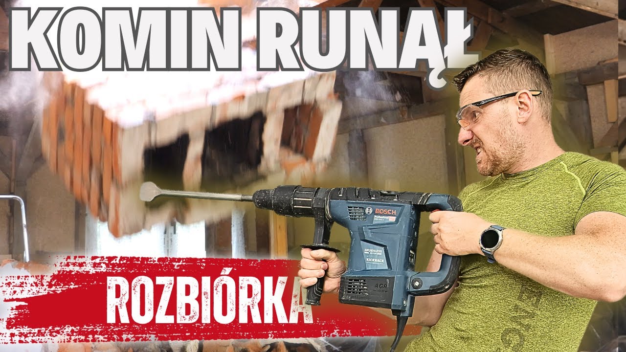 DEMOLKA w środku i jak NIE burzyć komina