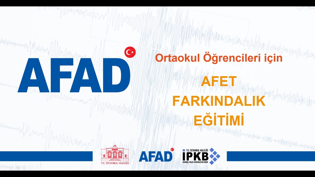 AFET FARKINDALIK EĞİTİMİ | Ortaokul Öğrencileri için