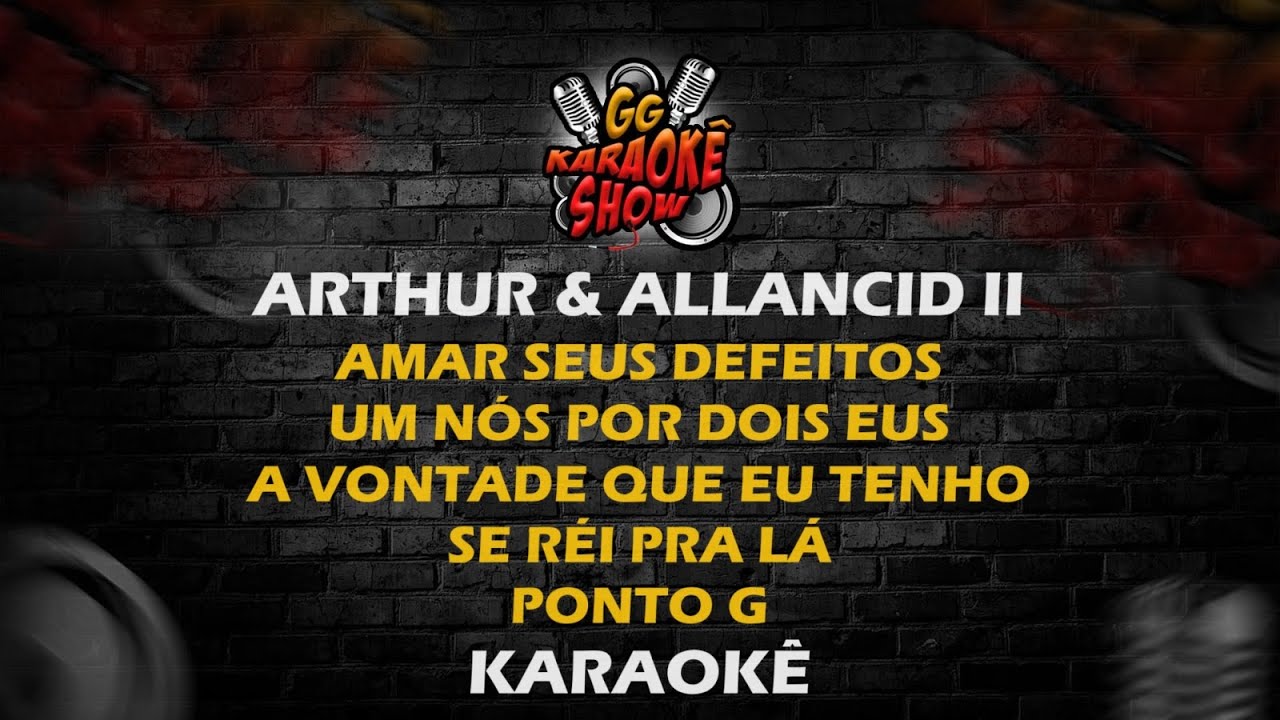 Forró de Vaquejada - Karaokê/ Arthur & Allancid II Pout Pourri
