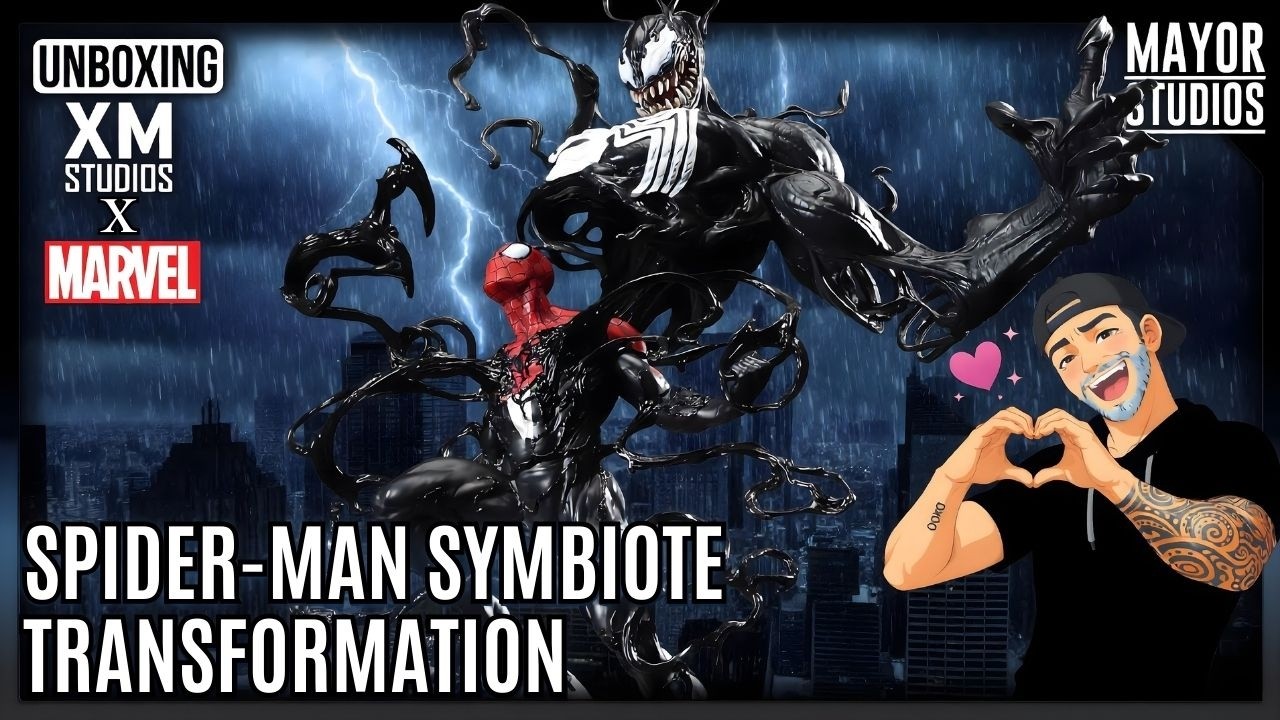 Spiderman- Symbionte Transformation (Simbionte Transformación) by XM Studio! Unboxing y Review
