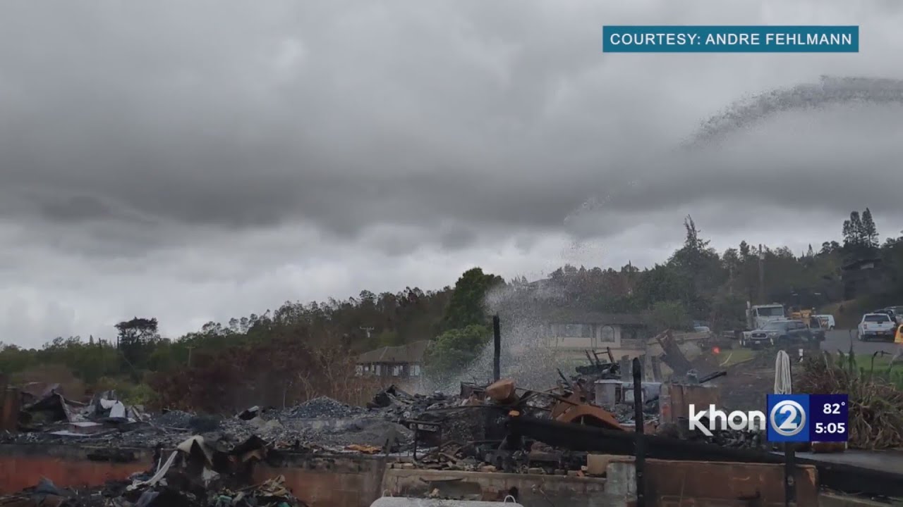 Toxic ash concerns as thousands of Lahaina homes sit untouched