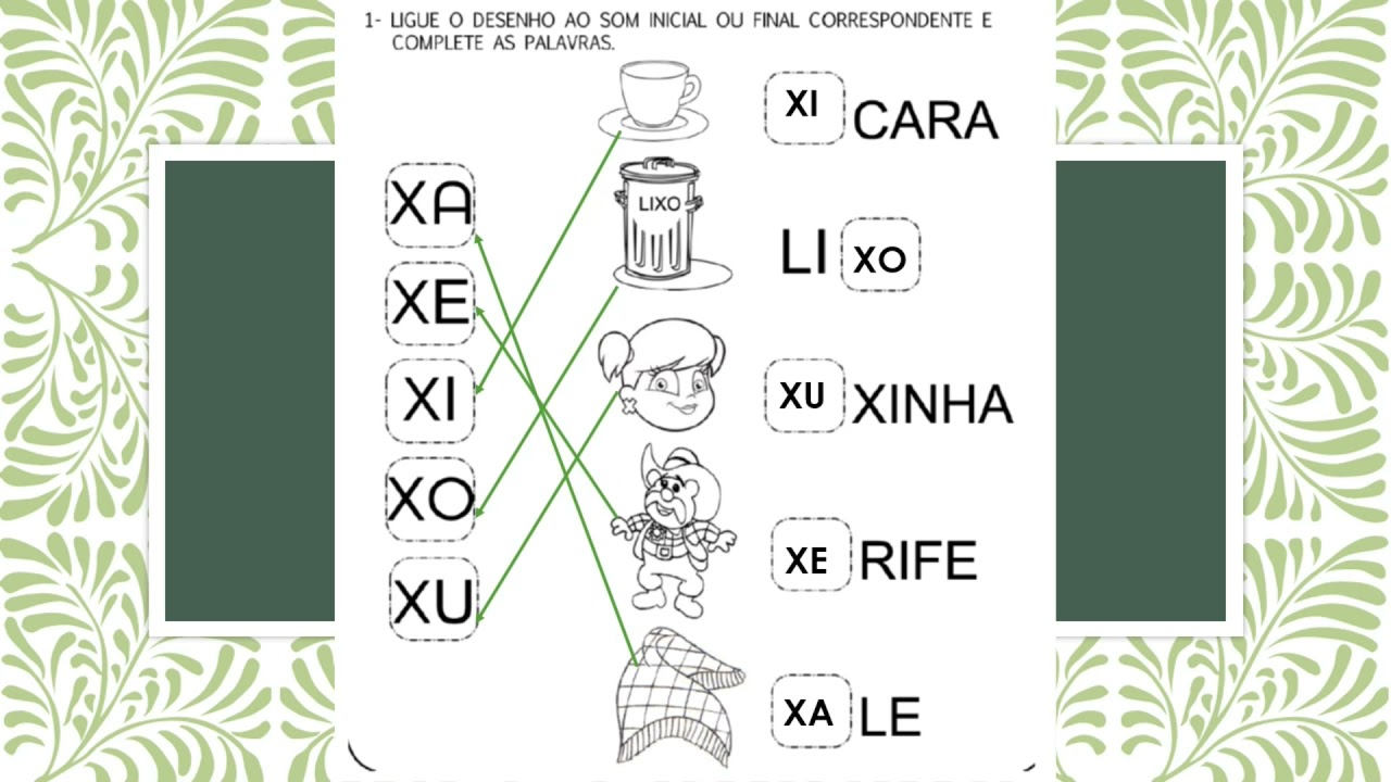 REFORÇO LETRA X