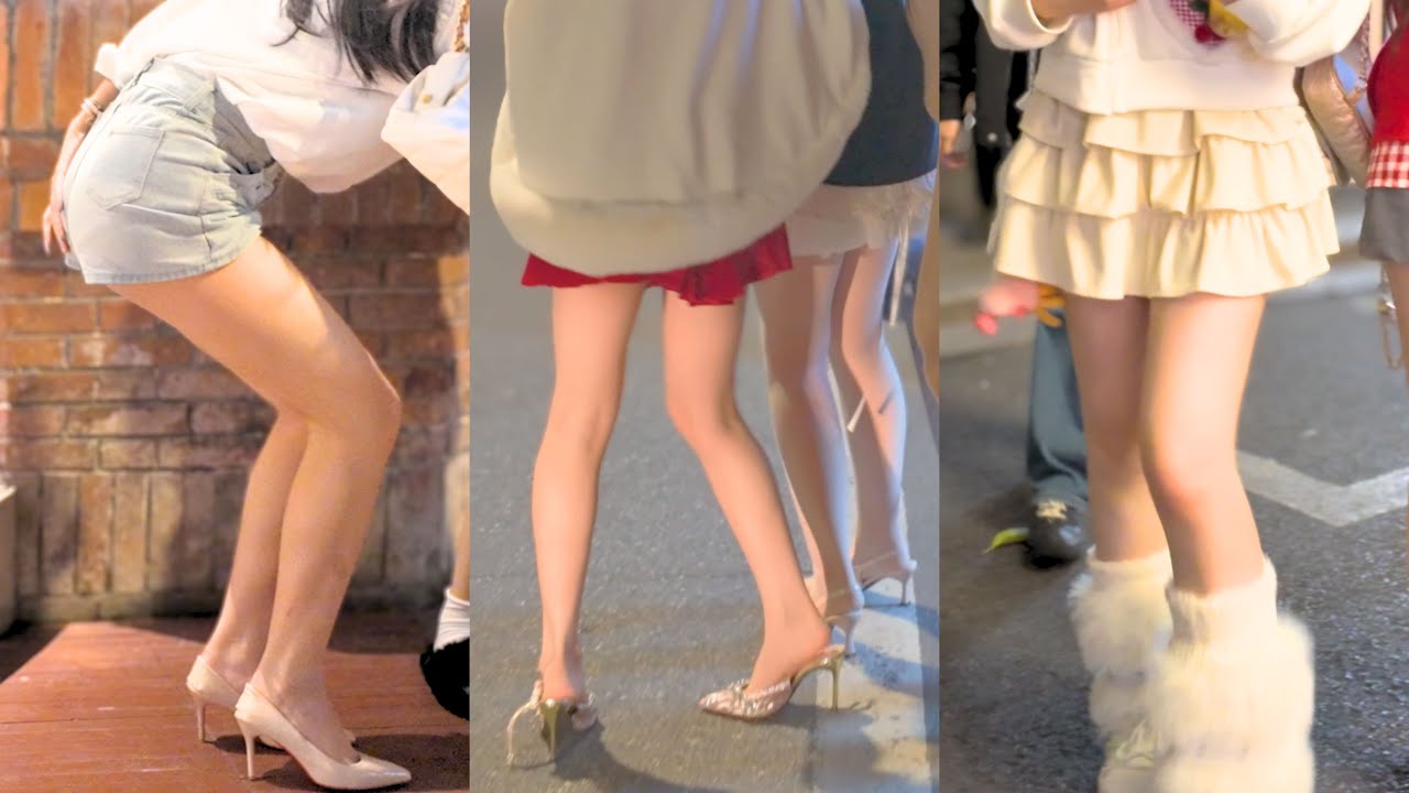 4K China City Walk | 🫦Super Long Legs!!! Which One is Your Favorite?