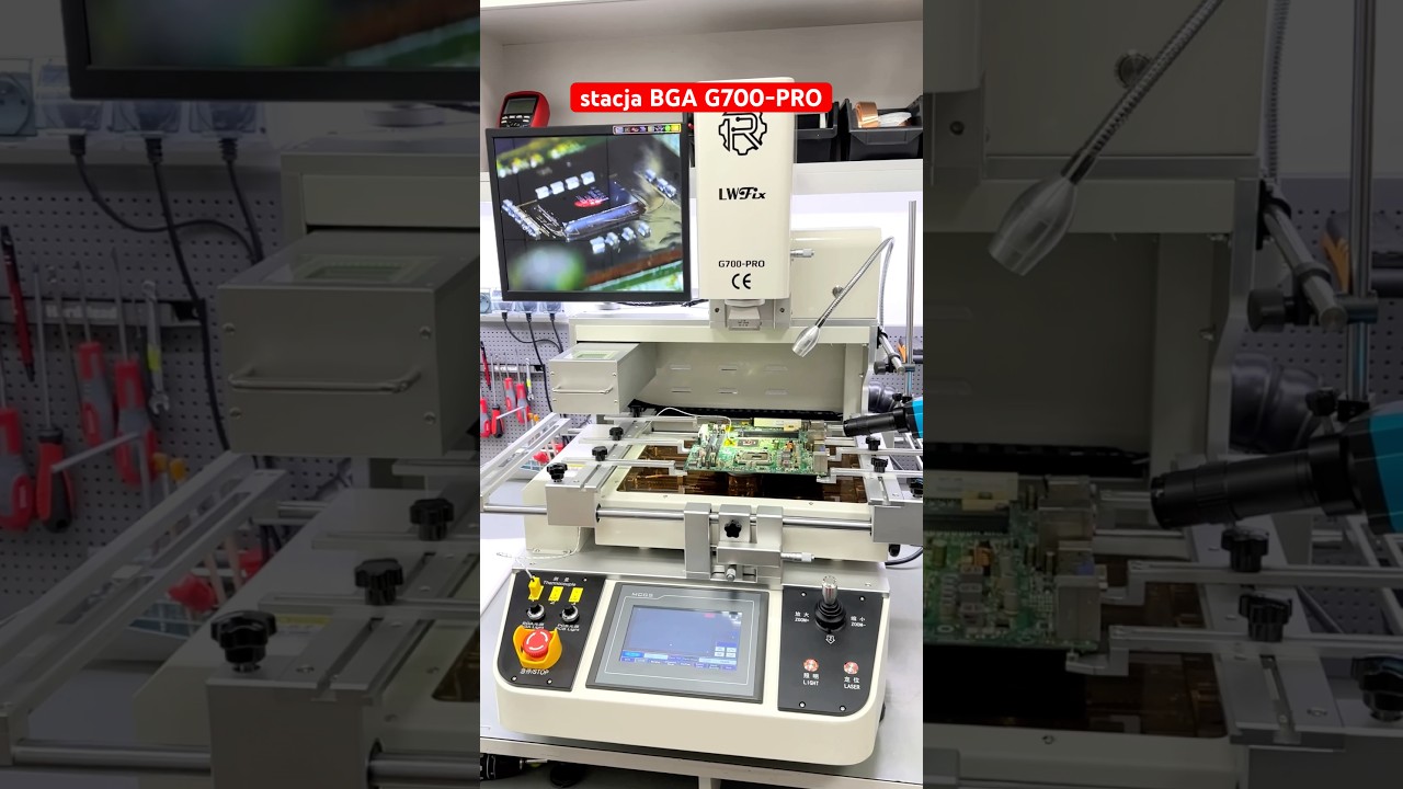 ♨️ G700-PRO | Stacja BGA z dodatkową kamerą inspekcyjną i systemem SPLIT-VISION👌 