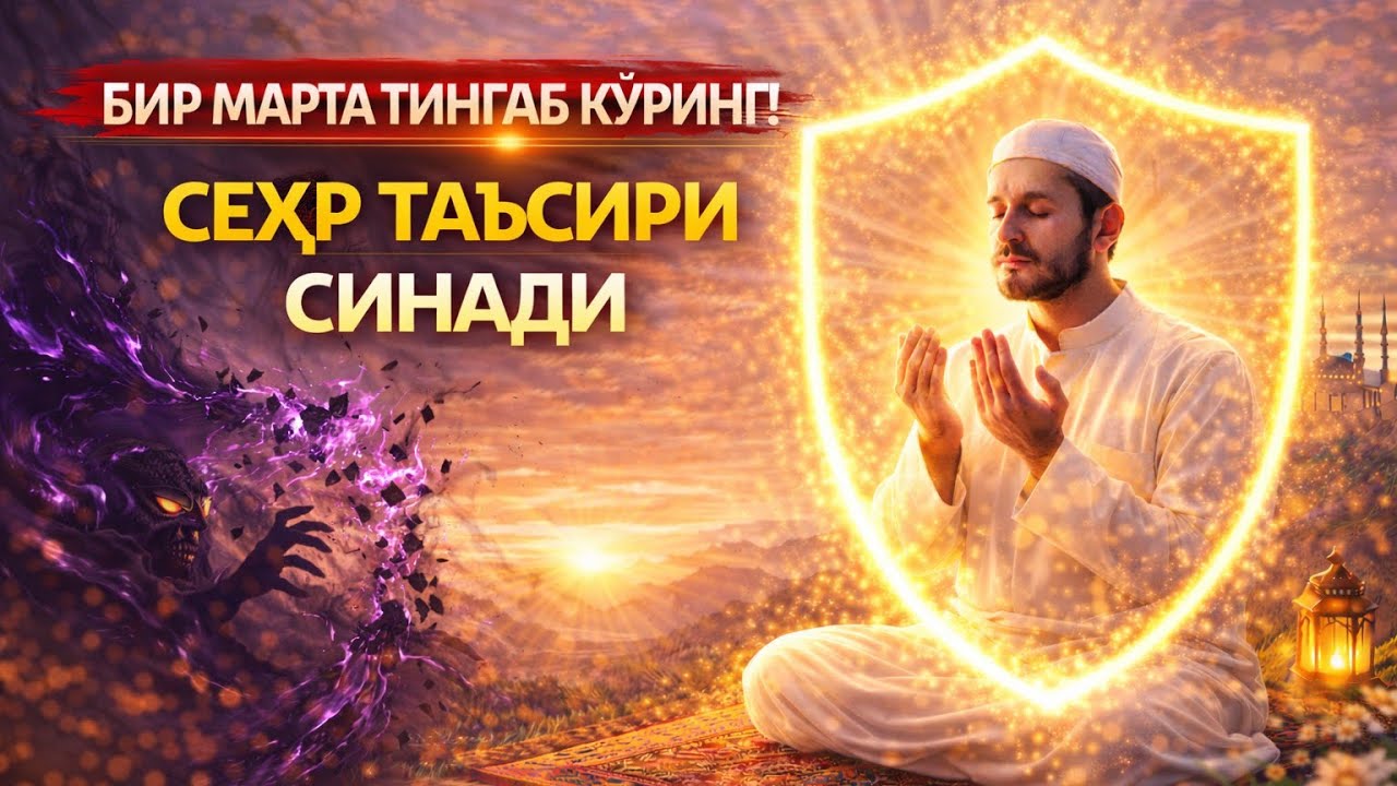 БИР МАРТА ТИНГЛАБ КЎРИНГ! СЕҲР ТАЪСИРИ СИНАДИ