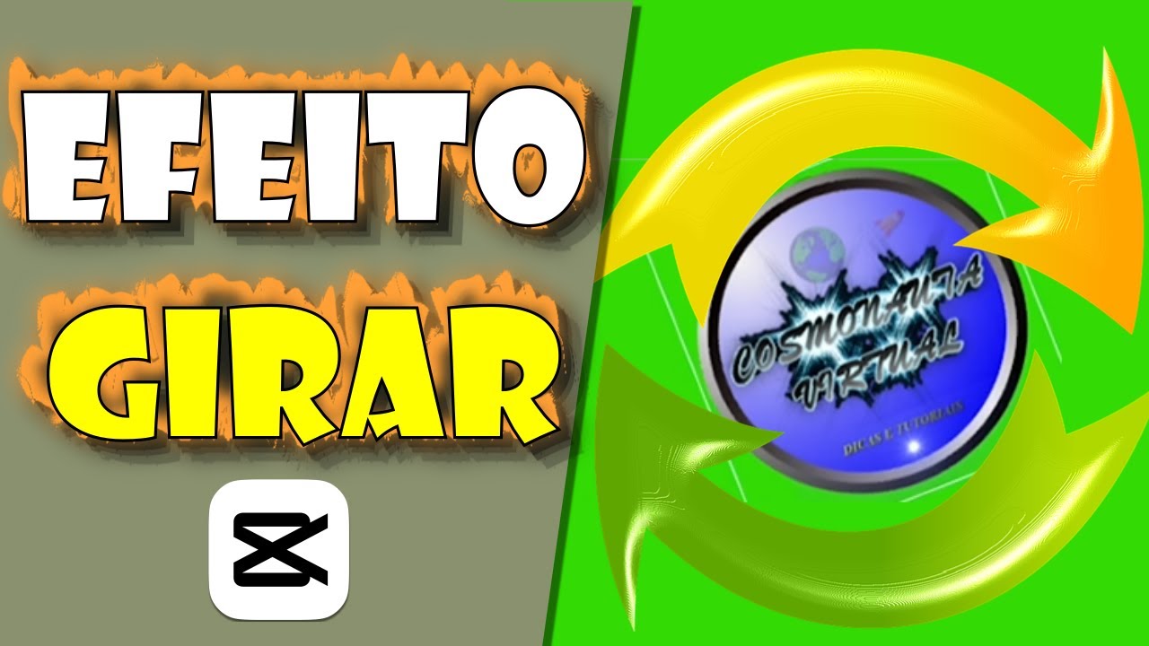 Como Fazer um Logotipo Girar no Capcut PC - EFEITO GIRAR