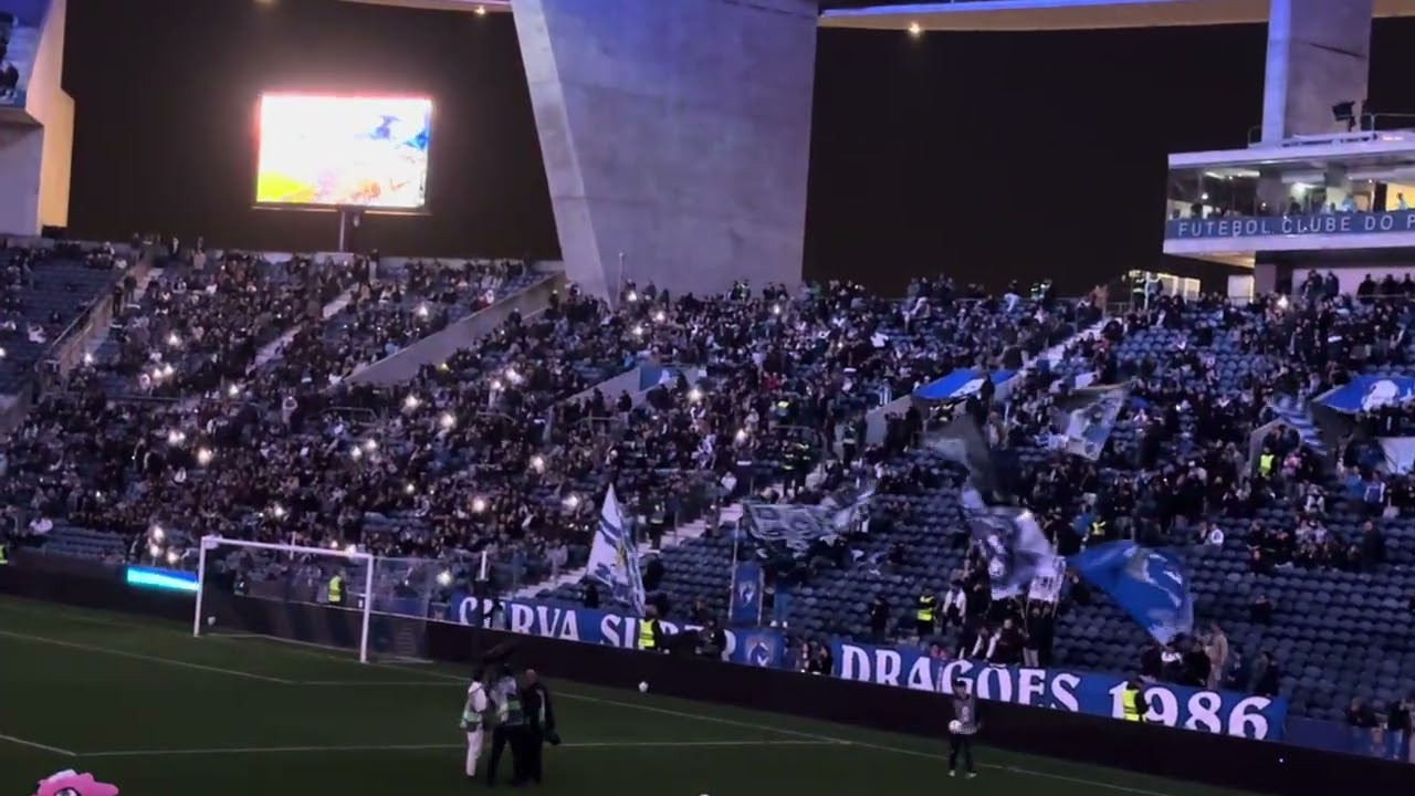 FC Porto / Glasgow Rangers - Light show at Dragão Stadium 2026 #fcporto #rangers #portugal 