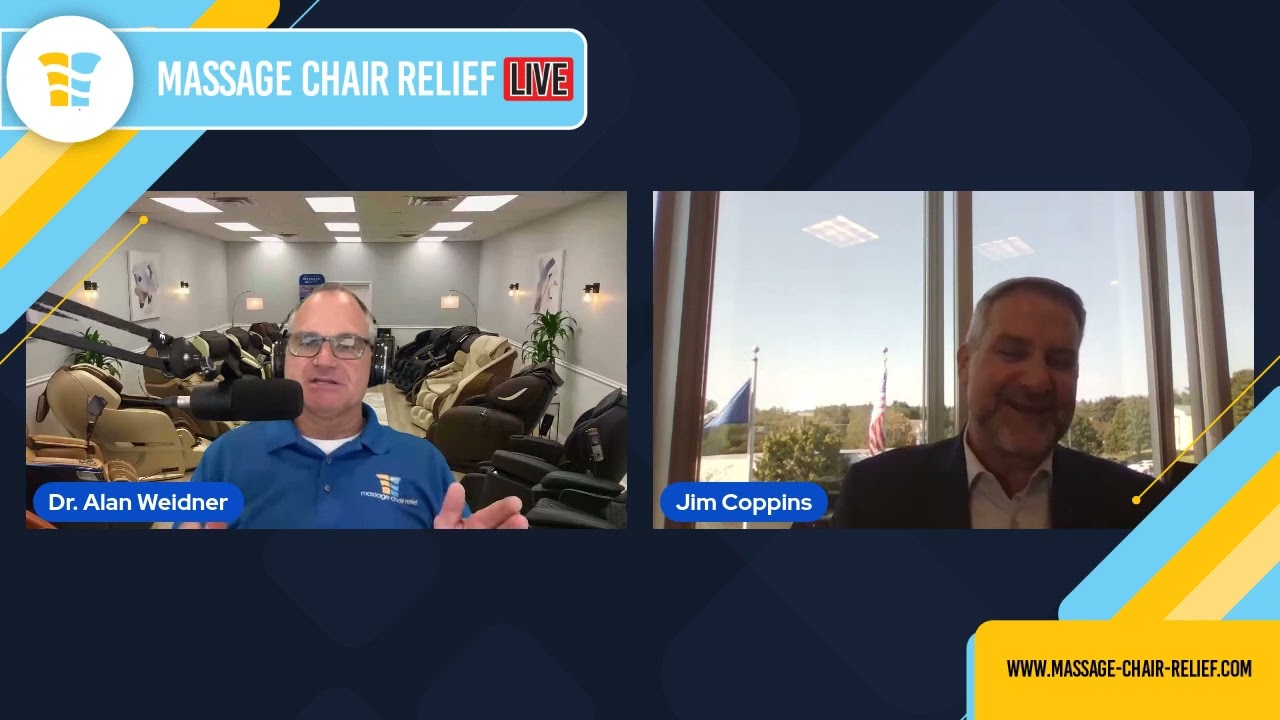 Massage Chair Relief LIVE with Jim Coppins, President & COO of Infinity