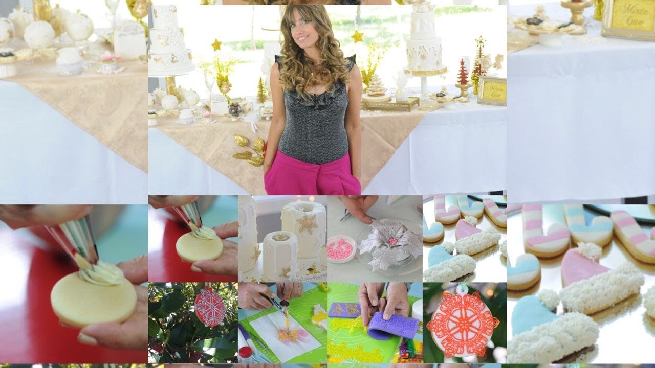 ManosalaObraTv Programa 113 - Manos Deco Tortas - Mesa de Navidad - Cookies navideñas