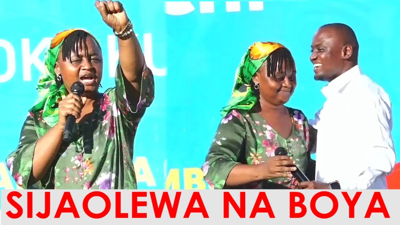 MKE WA GAMBO MBELE YA WANANCHI “NINGEOLEWA NA BOY NINGESHAOMBA TALAKA