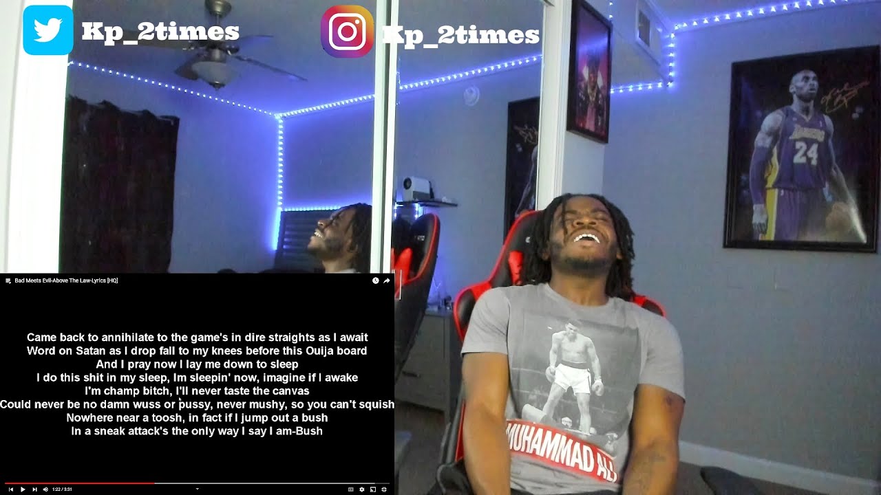 THEY GOT BUSY ON THIS ONE!! Bad Meets Evil   Eminem And Royce Da 5′9 - Above The Law REACTION