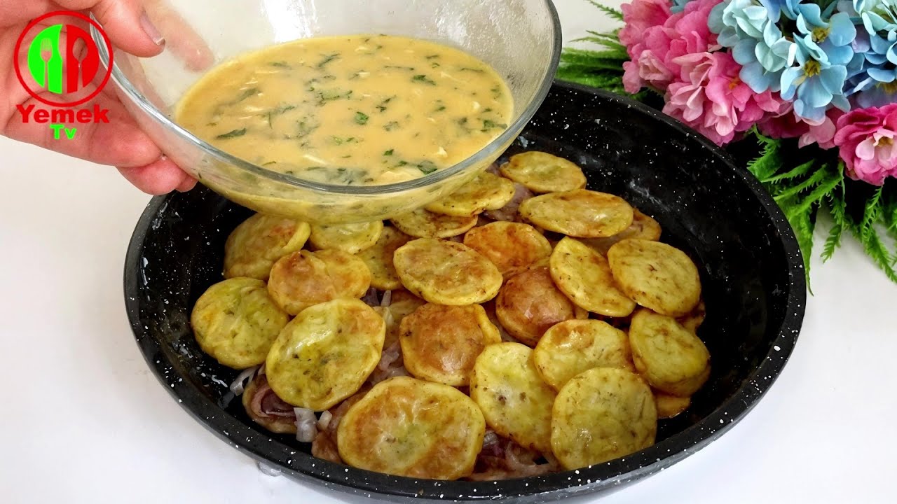 Никакого масла Никакой жарки 3 картофелины 3 яйца, Очень вкусно Очень полезно, ешьте и наслаждайтесь