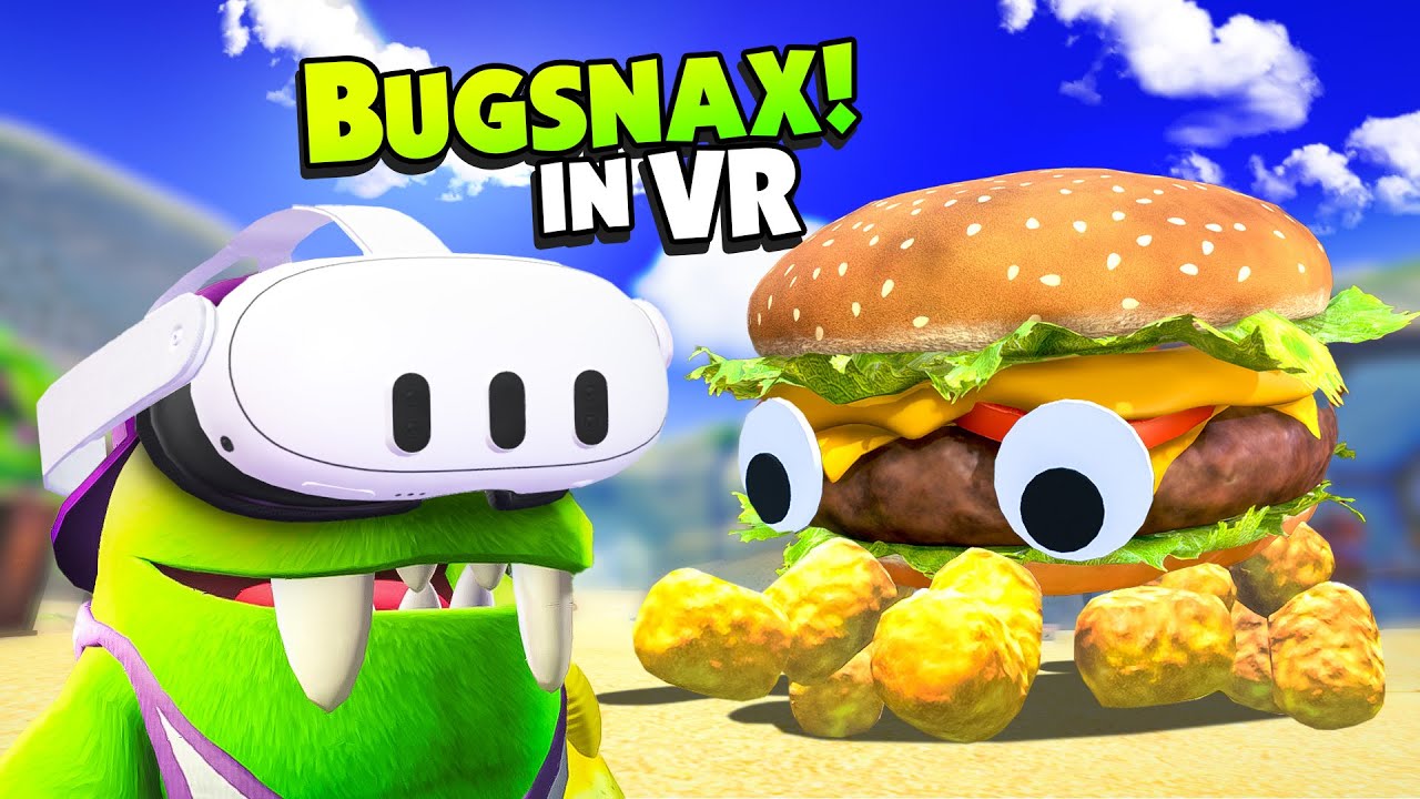 Ловля ГИГАНТСКИХ снековых монстров в BUGSNAX VR!