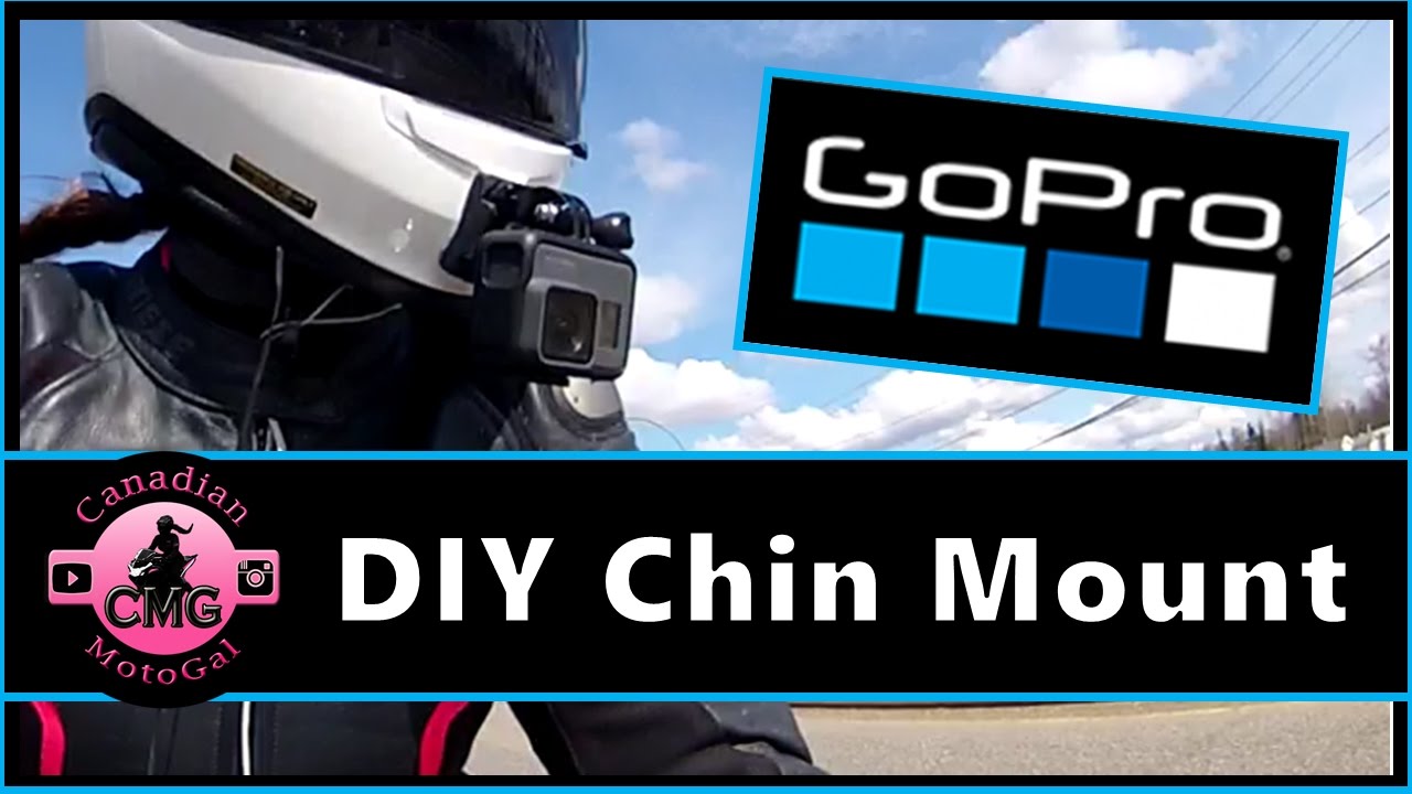 GoPro DIY Helmet Chin Mount | Shoei RF 1200 | Hero5 Motovlogging Mount
