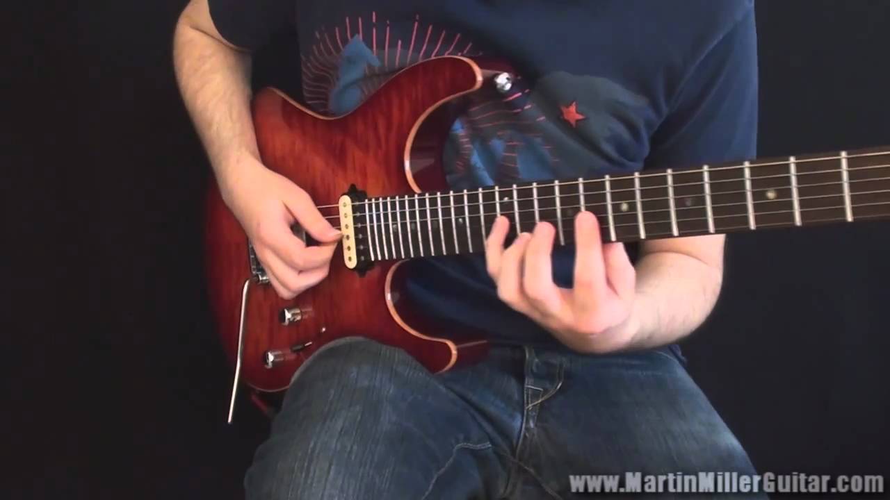 Fusion Licks Guitar Lesson #2: Crazy Guthrie Govan-style Whole-Tone Lick by Martin Miller