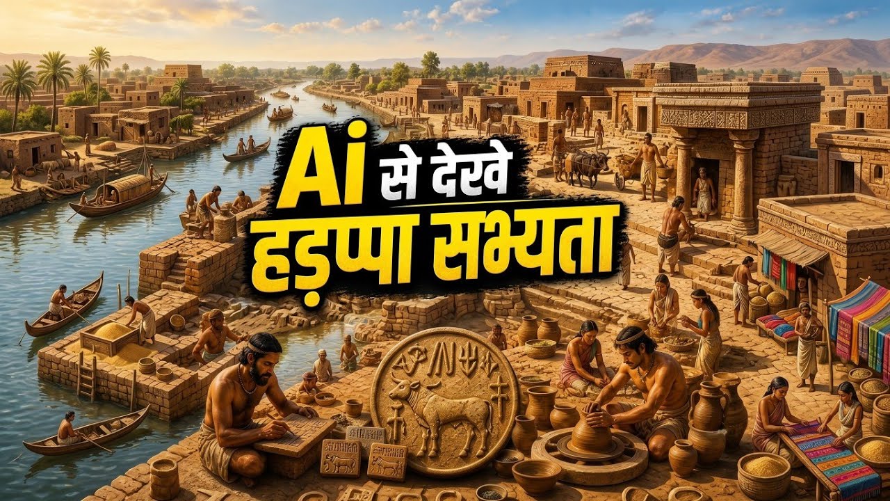 Ai से पढ़िए सिंधु घाटी सभ्यता | Indus valley civilization | learn History With Ai | UPSC  #aihistory