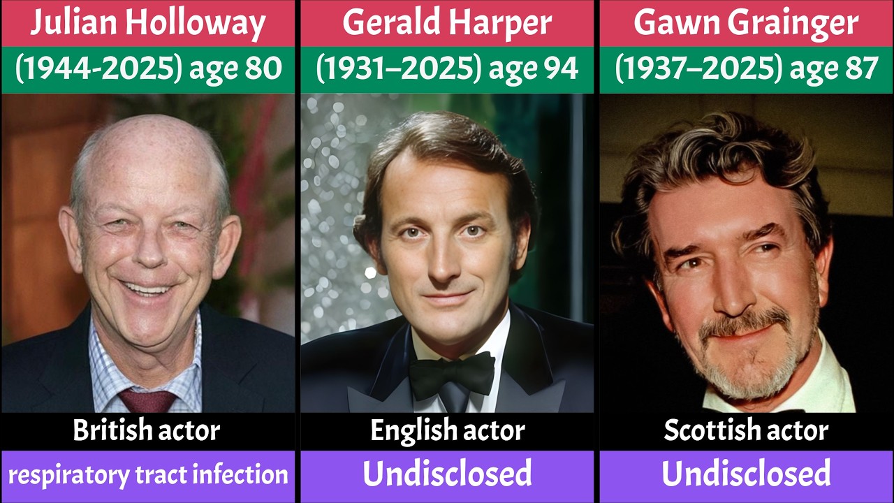British Actors Who Died at 80 or Older (1990–2025)