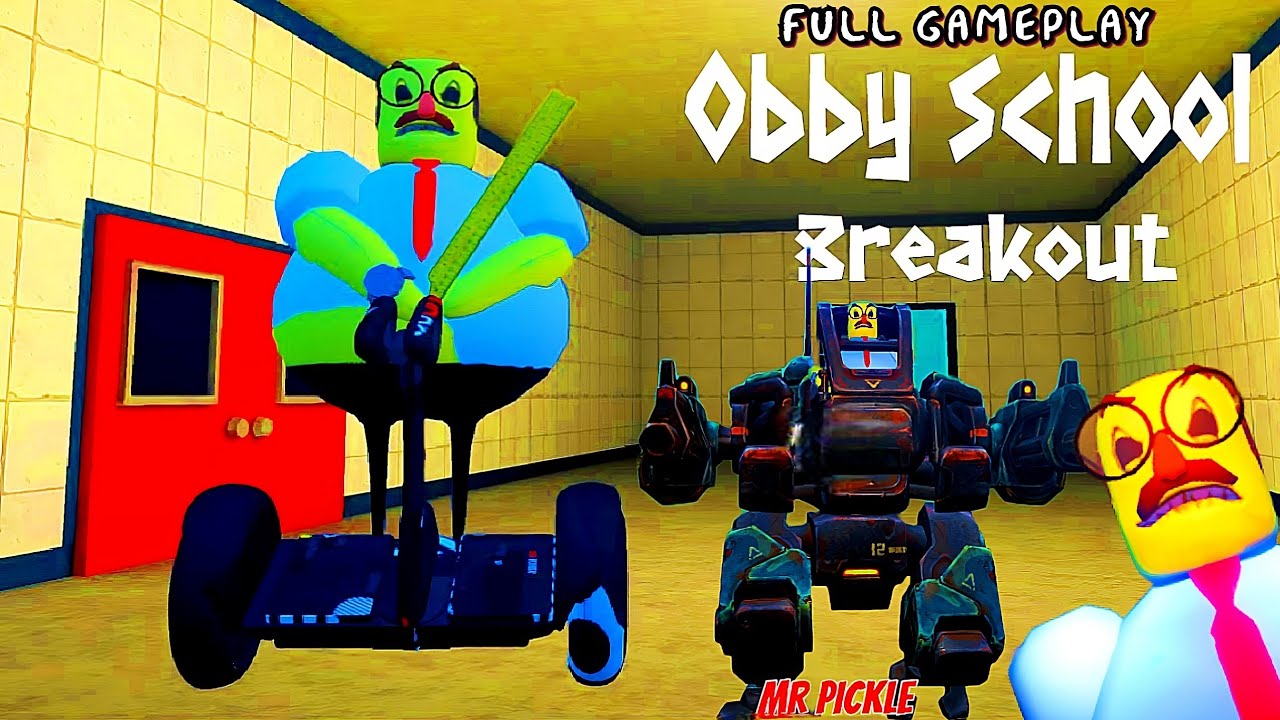 OBBY SCHOOL BREAKOUT - FULL GAMEPLAY (ANDROID)