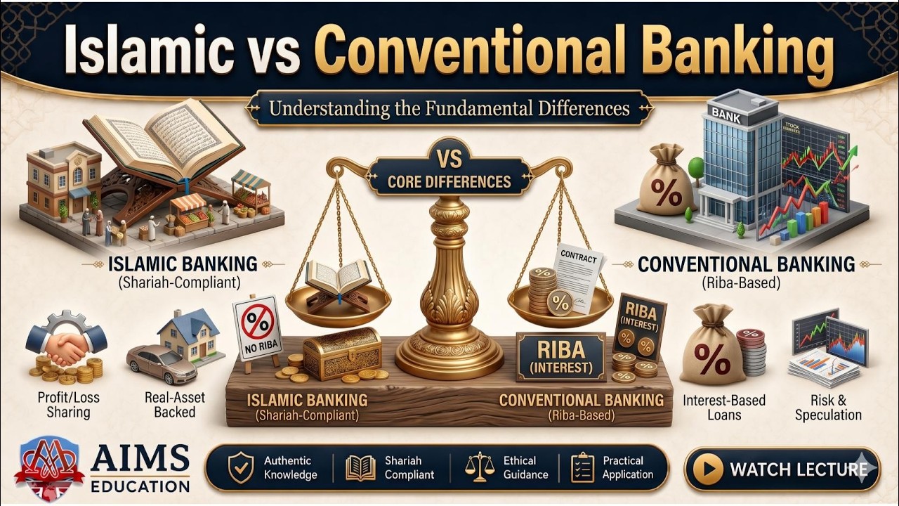 Islamic Banking VS Conventional Banking - Key Differences Explained | AIMS Education