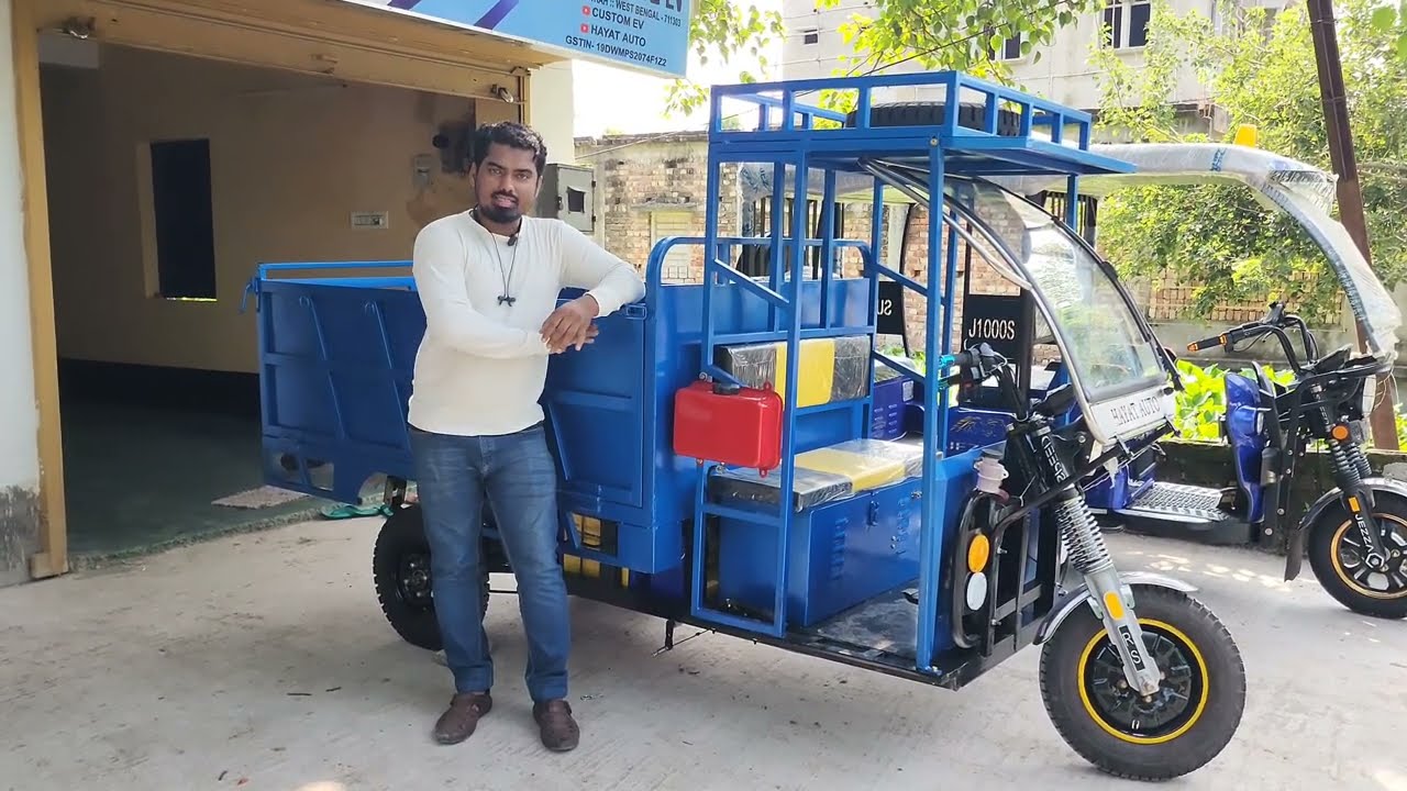 DATAI 2.5Ton Loader with Petrol Engine and 50kmph Top Speed #erickshaw #petrolengine #electricloader