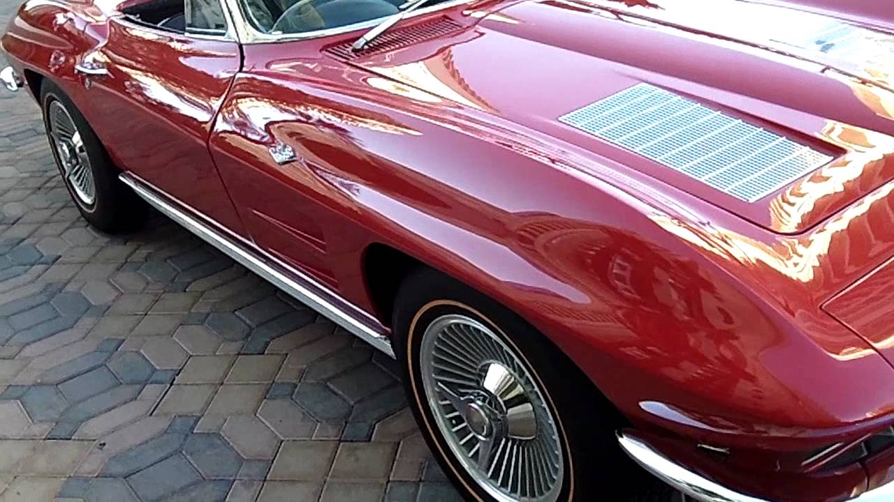 1963 Chevrolet Corvette Convertible sting Ray Red Numbers Matching!! At the Palazzo Hotel