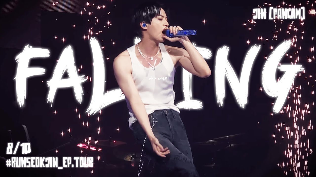[4K] 250810 FALLING SLEEVELESS  💙🎸⚡️ #RUNSEOKJIN_EP.TOUR IN AMSTERDAM DAY 2 방탄소년단 진 직캠