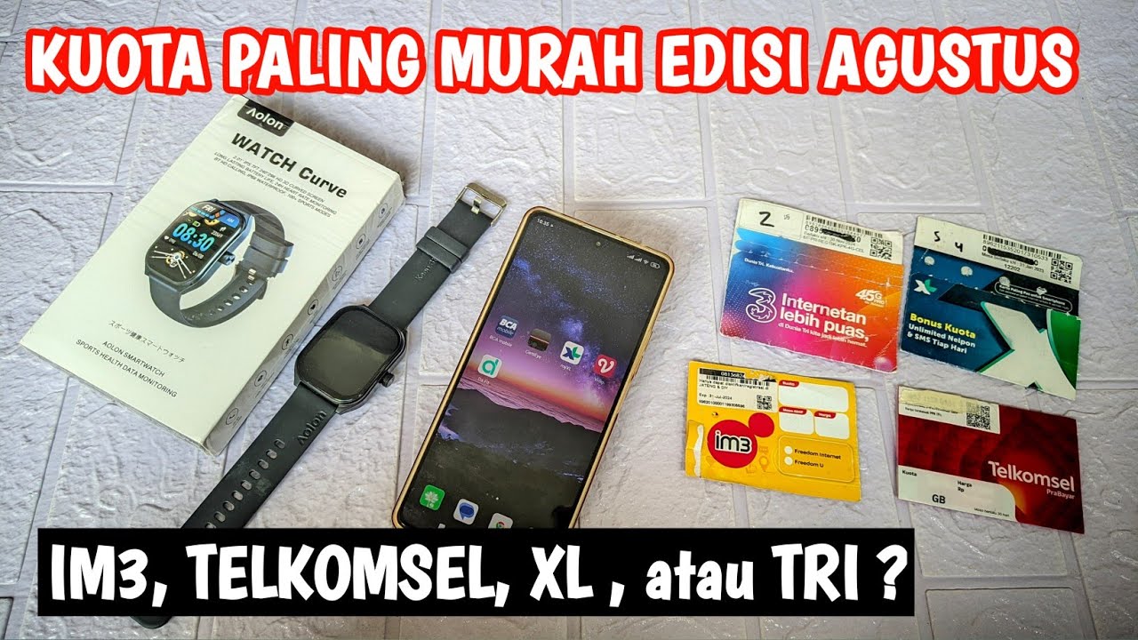 UPDATE HARGA KUOTA KARTU IM3 TRI TELKOMSEL DAN XL AGUSTUS 2025