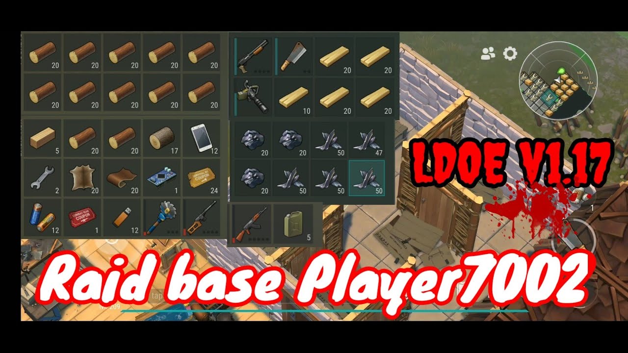 LDOE Raid Base Player7002 | Suicide Trick | Last Day on Earth