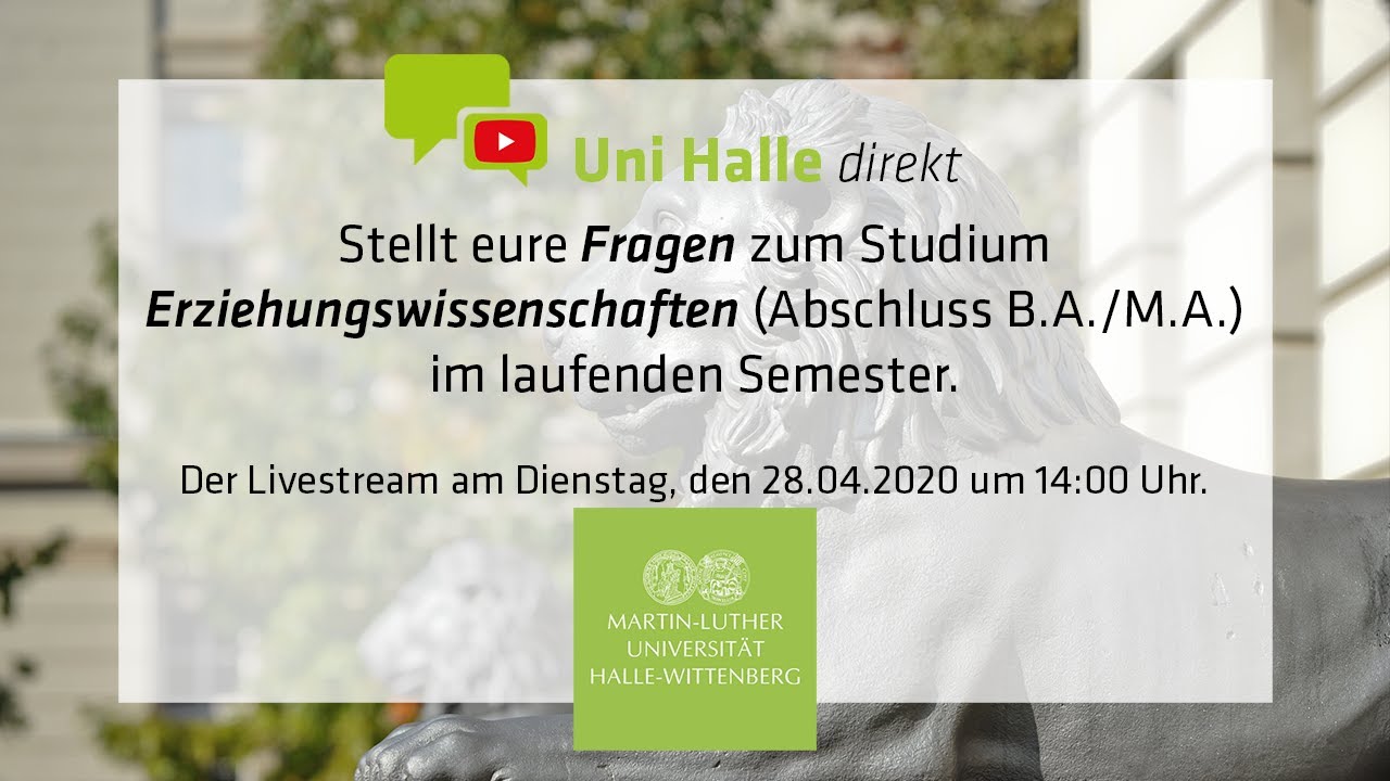 Uni Halle direkt: Im Gespräch mit Prof. Fritzlar, Prof. Sallat, Prof. Wrana & Prof. Dinkelaker