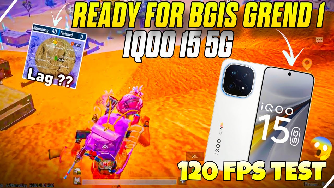 IQOO 15 READY FOR BGIS GREND 😱 PAID SCRIMS WWCD BGMI GAMEPLAY